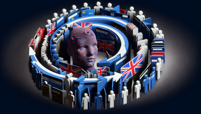 Are Debt Consolidation Fees Tax-Deductible: A Guide | DCL Individual in the UK merging various debts into one manageable loan, representing financial ease and clarity.