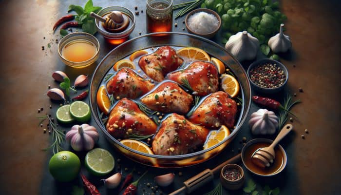 BBQ Chicken Thighs with Tasty Mango Salsa Recipe