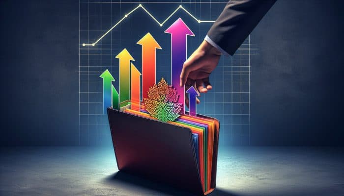 Debt Consolidation Loans for Medical Bills: UK Guide | DCL Debt Consolidation Loans for Medical Bills: Person organizing colourful bills into one folder, graph showing reduced rates and improving credit score.