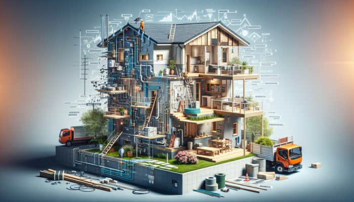 A Newcastle home renovation balancing modern aesthetics with essential repairs, respecting neighborhood standards.