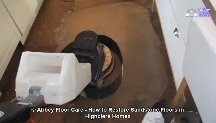 Easy Restoration of Sandstone Floors in Highclere Homes