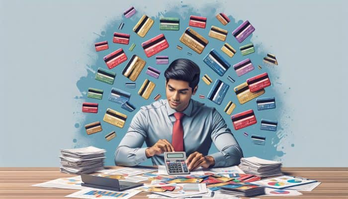 How to Spot Overpriced Consolidation Loans: UK Guide | DCL How to Spot Overpriced Consolidation Loans: A person consolidating multiple credit cards into one file at a desk, looking relieved.